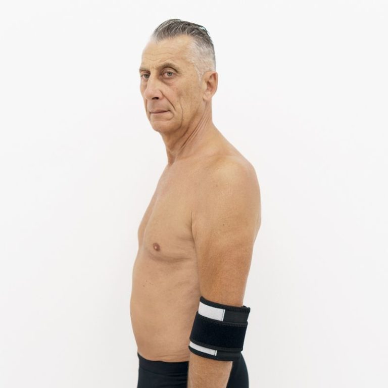 Solenoide de magnetoterapia aplicado en codo